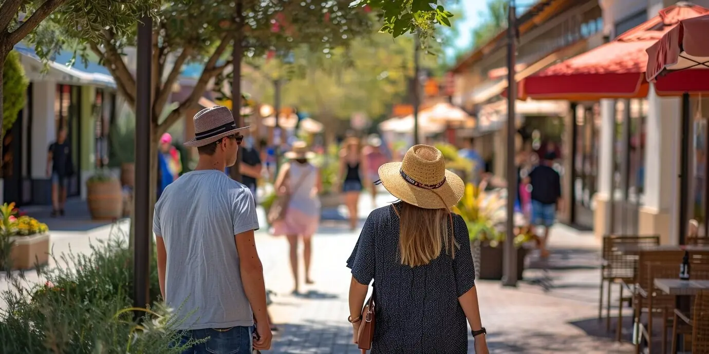 Landschaft an der Bucht von Miami